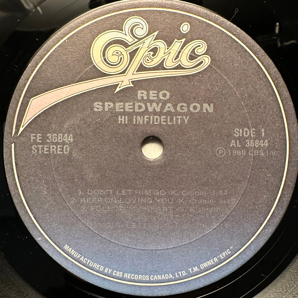 REO Speedwagon - Hi Infidelity (Канада 1980г.)