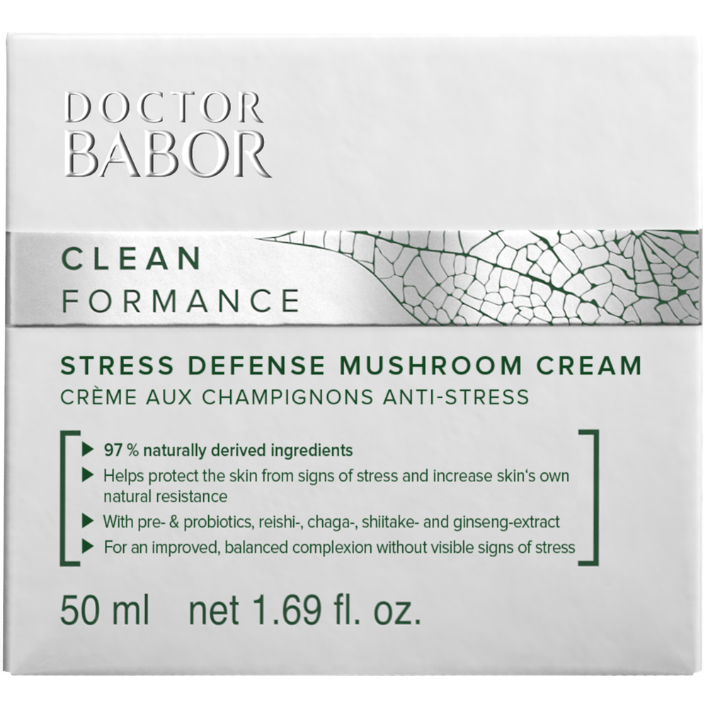 Крем грибной для защиты от стресса Doctor Babor Cleanformance Stress Defence Mushroom Cream 50 мл