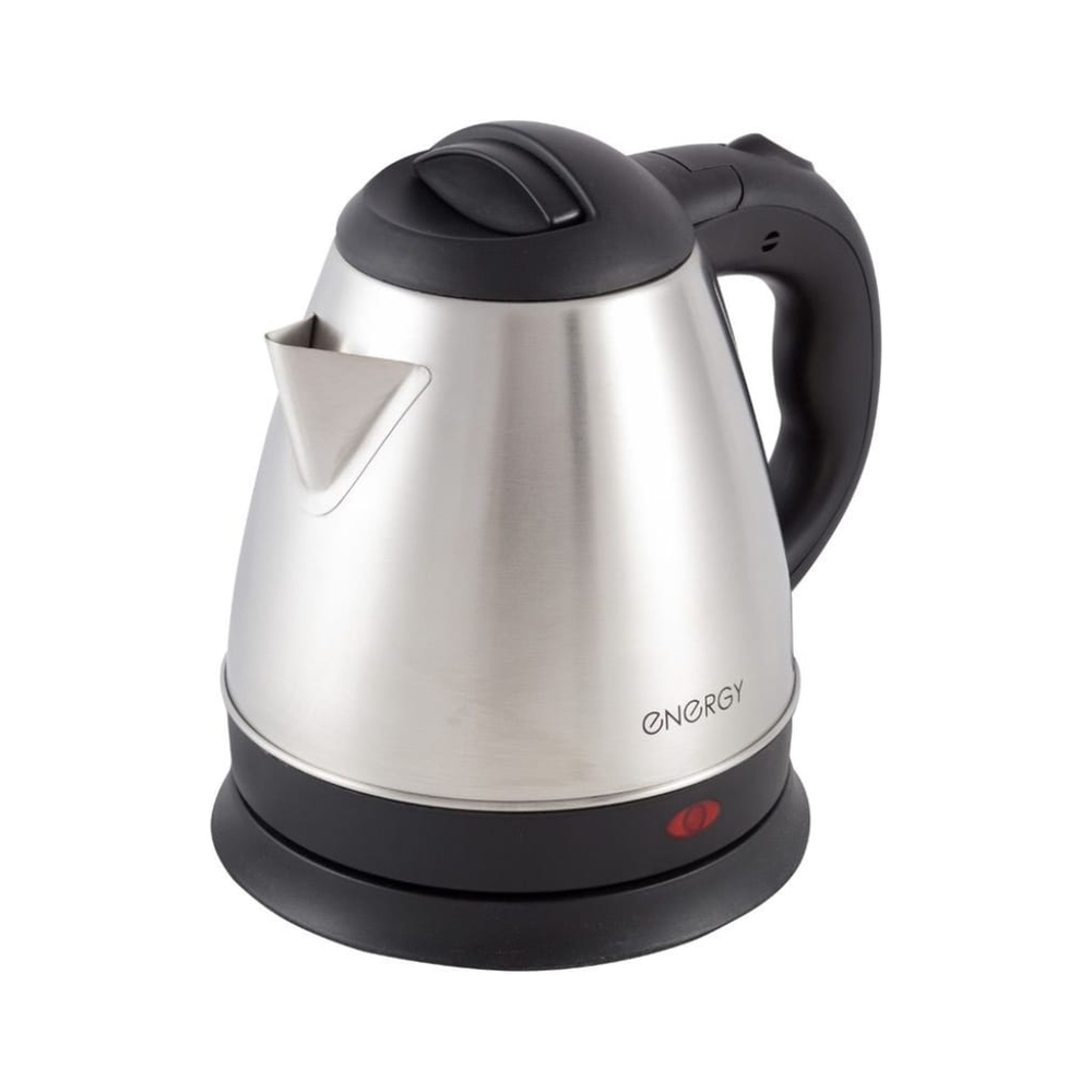 Чайник электрический Energy, E-212, серебр, 1.2 л, 1500 Вт, ск нагр элем, нерж