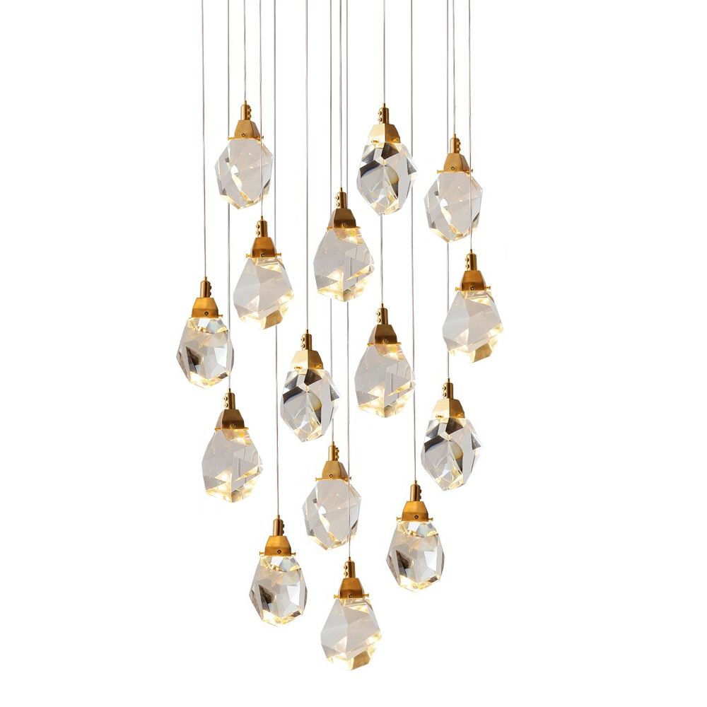 Подвесной светильник 9701P/15R brass