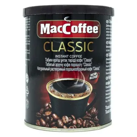 Кофе растворимый MacCoffee Классик 100 гр ж/б