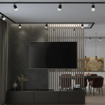 370902 PORT NT22 204 черный Светильник трековый однофазный двухжильный (универсальный) IP20 GU10 9W 220V ELINA