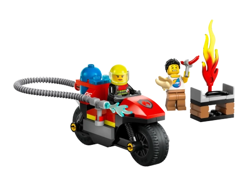 Конструктор LEGO City 60410 Пожарно-спасательный мотоцикл