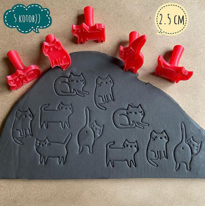 Набор штампов "Коты №1"
