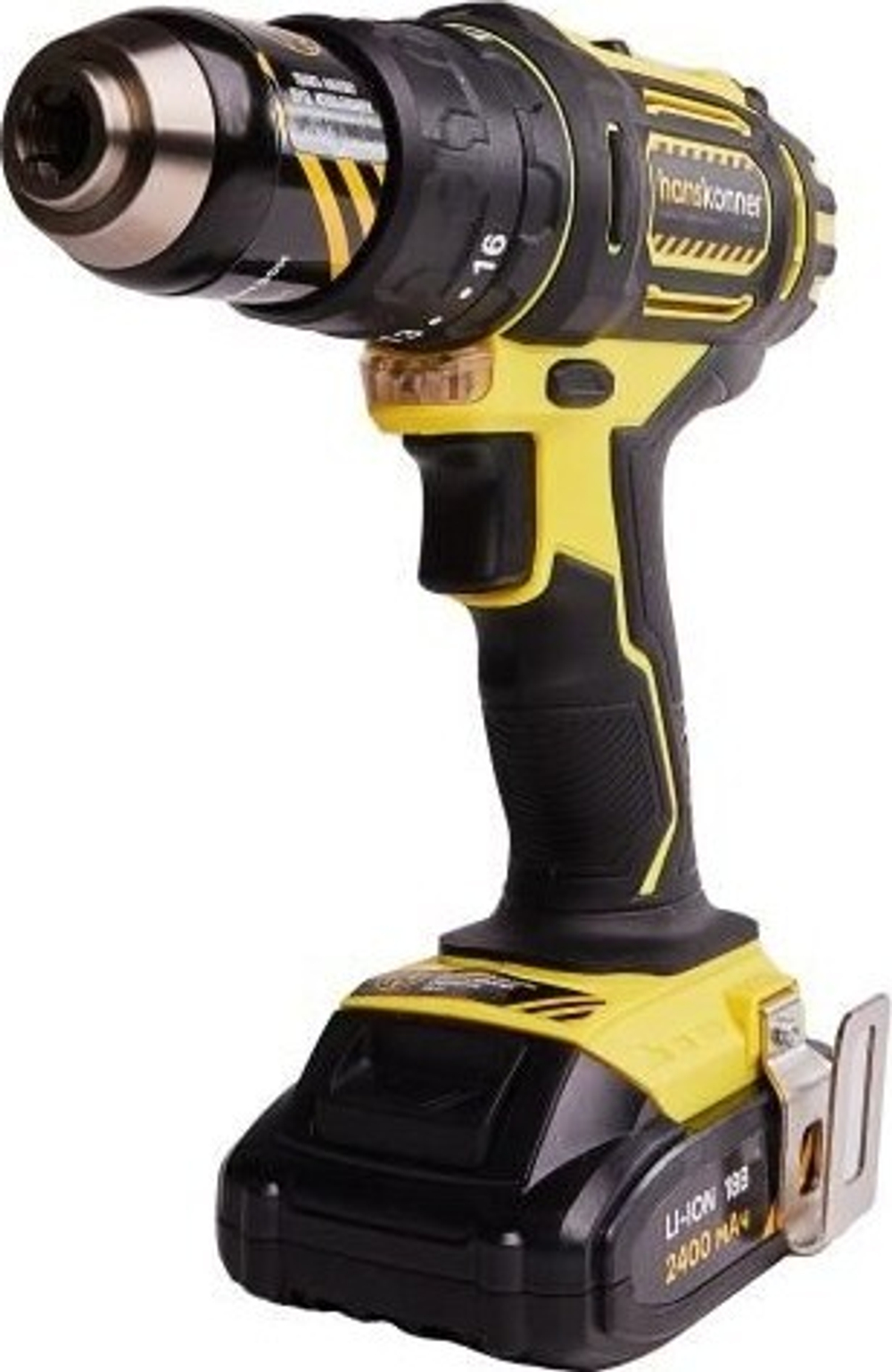 Дрель-шуруповерт аккумуляторная HANSKONNER HCD1838RI ударная