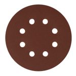 738087 Круг абразивный P 180, на ворсовой подложке под "липучку" 125 мм, перфорированный, 5 шт.  Сибртех
