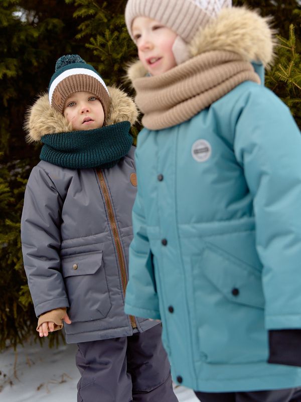 Парка зимняя на меху 