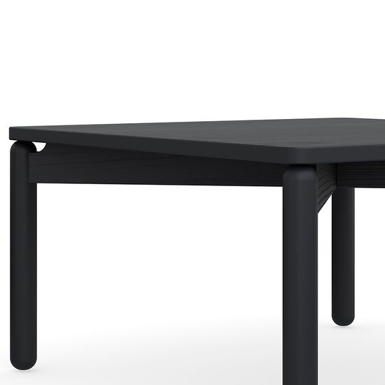 Столик кофейный saga, 75х75 см, темно-серый