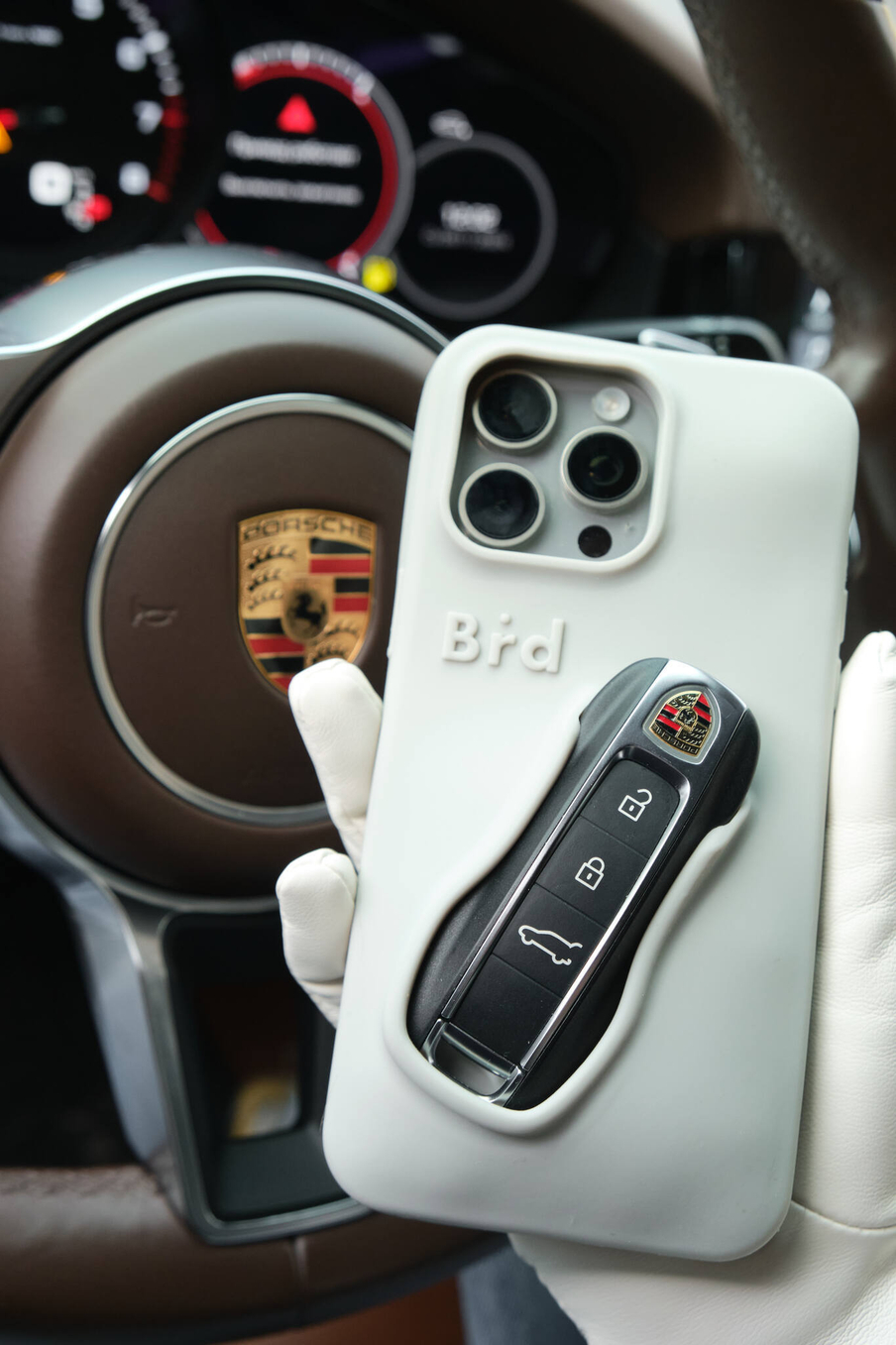 Чехол на Iphone Porsche Gray