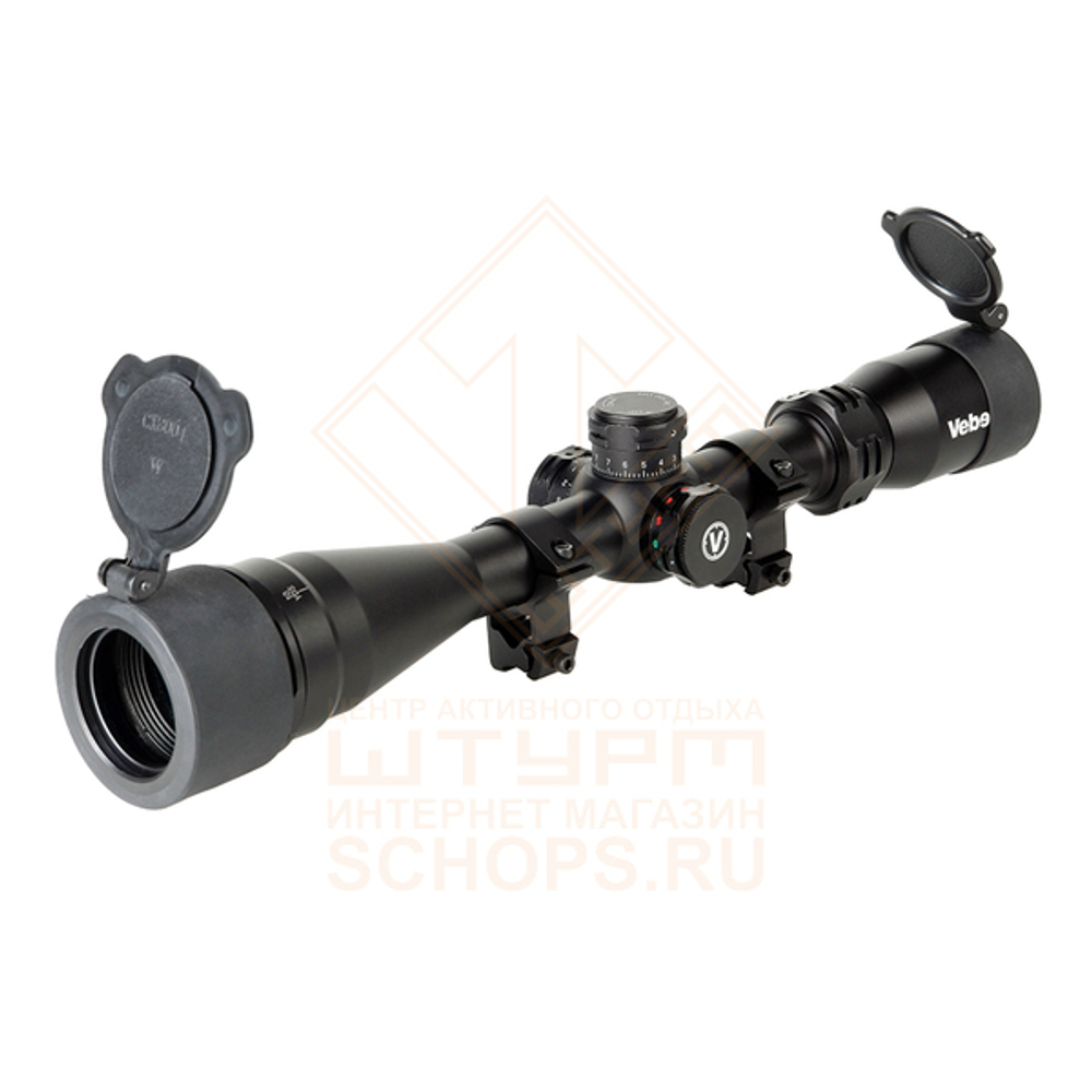 Прицел оптический Veber Black Fox 4-16X40 AOE RG