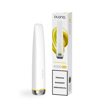 Plonq Plus Pro - Кислый Ананас 4000 затяжек