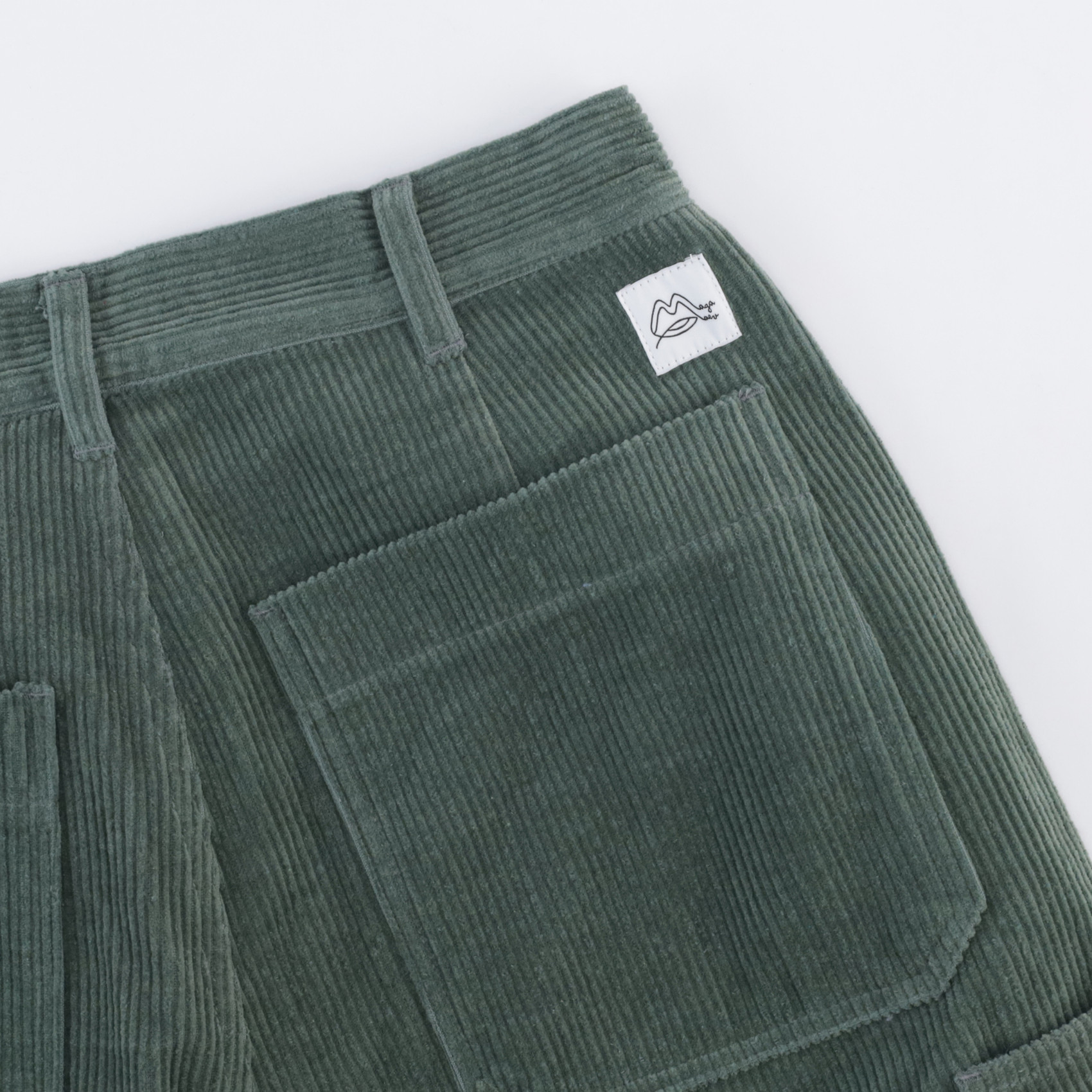 Брюки Magamaev Cord Work Pants (dark green) артикул:Y2IdhJatiCYmZGa-m5y0p2 - купить в магазине Дайс