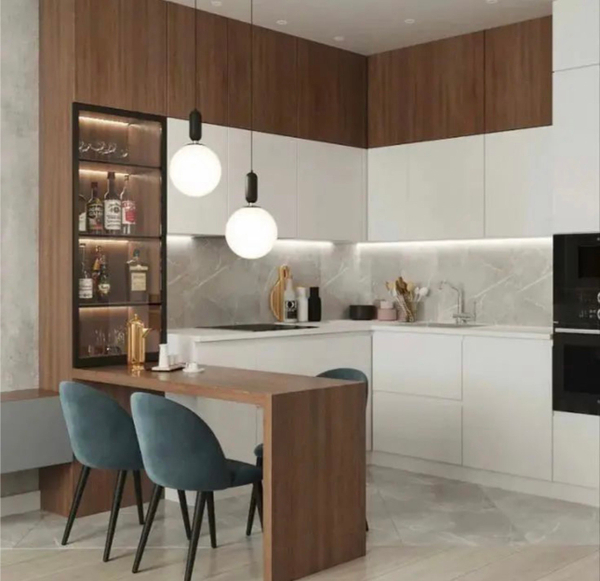 Примеры современных дизайнов кухонь из интернета
