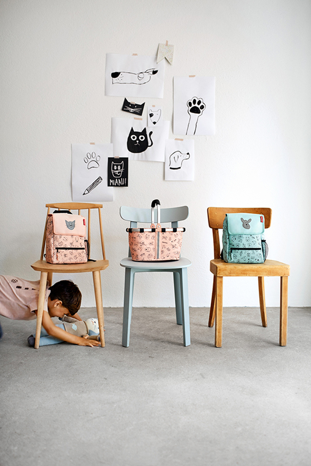 Ранец детский cats and dogs mint Reisenthel