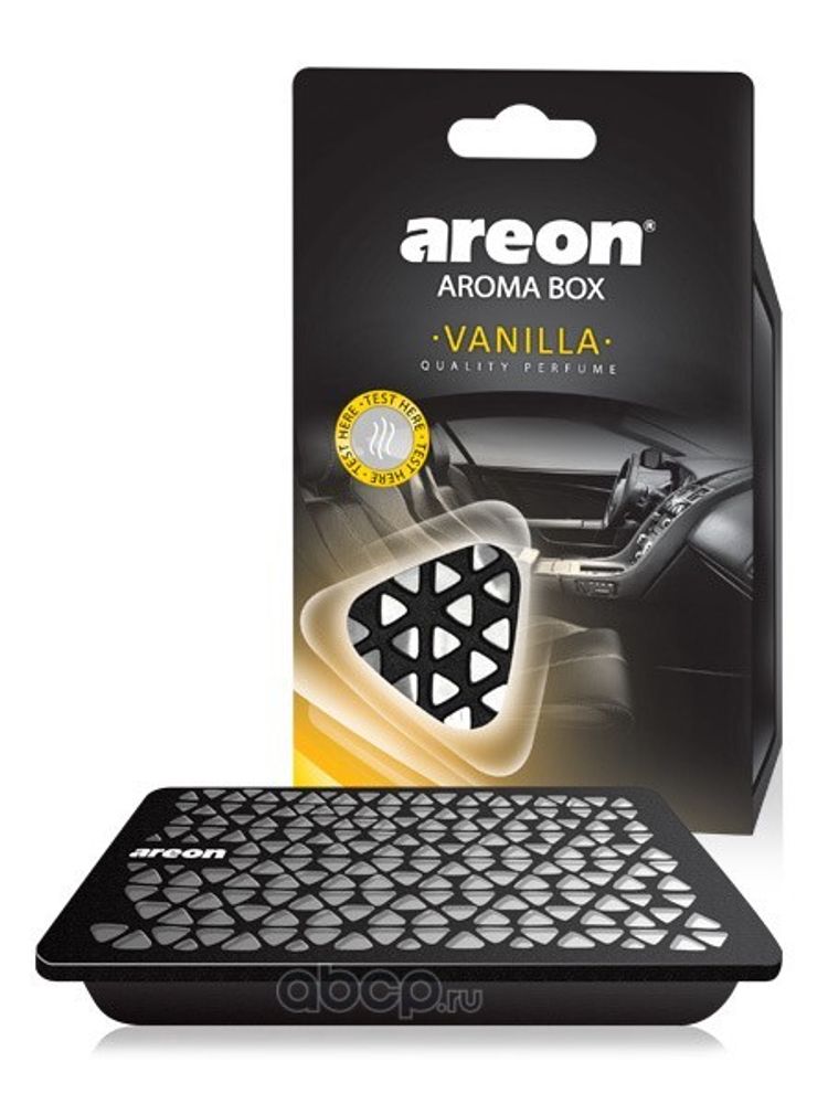 Ароматизатор под сиденье  AROMA BOX  Ваниль (AREON)