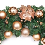 Гирлянда хвойная «Сказочное чудо» 1,8 м d=30 см, ПВХ, шампань (SST1950R-180)