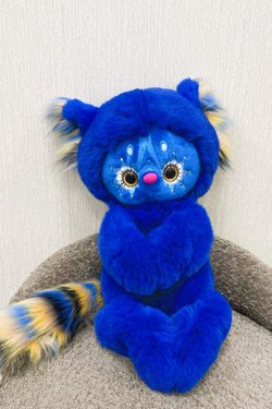 УЦЕНКА Мягкая игрушка Тоши 30см (синий)