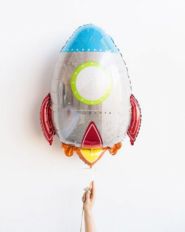 AN Шар фигура "Ракета космическая" 29Шар "/73*53 см (БГ-53)