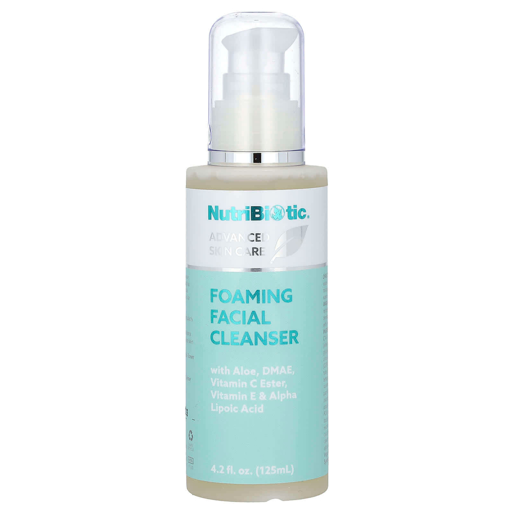 NutriBiotic, улучшенный уход за кожей, пенка для умывания, 125 мл (4,2 жидк. унции)
