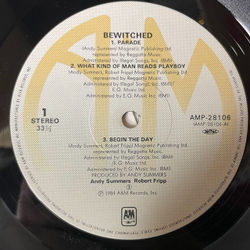 Винтажная виниловая пластинка LP Andy Summers, Robert Fripp (Ex King Crimson) Bewitched (Japan 1984) (Obi)