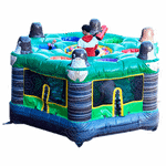 Надувная командная игра "Поймай крота" 4,3*4,3*1,8м