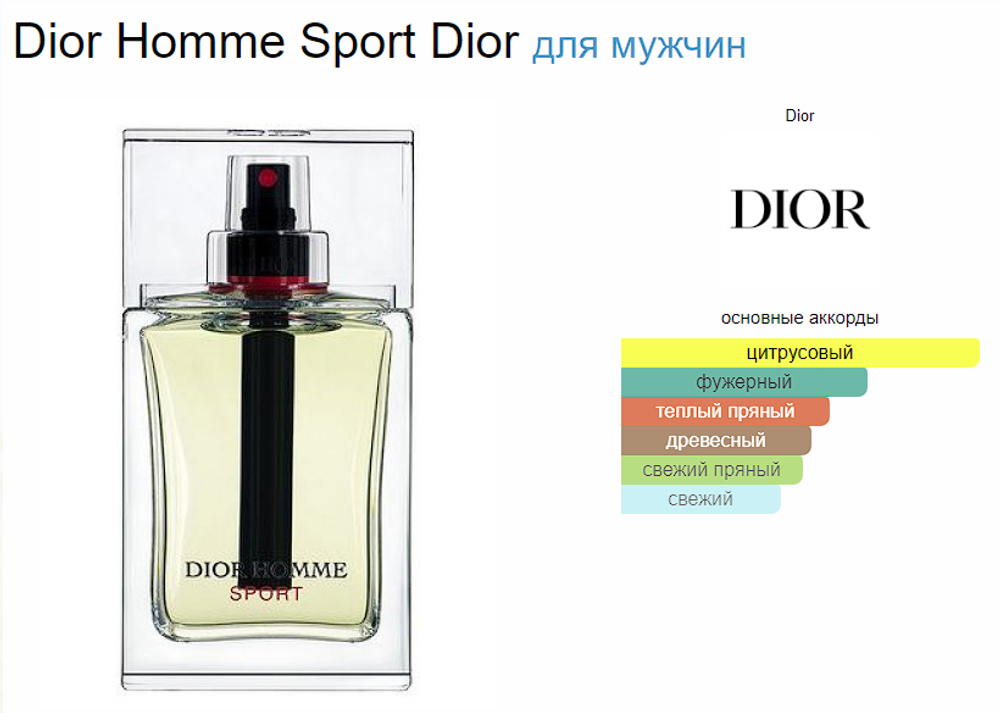 Тестер парфюмерии Christian Dior Dior Homme Sport EDT 100ml Tester (duty free парфюмерия)