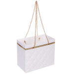 Пакет для цветов и подарков «Стиль» 18*10*15 см, белый