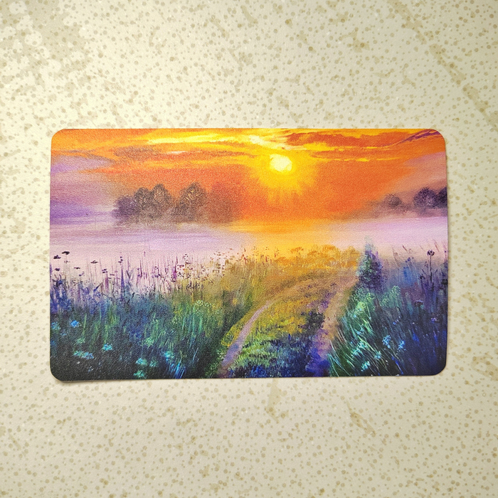 Наклейка на карту "Закат"