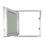 Люк-дверь под покраску Титан 900х1300 (2 двери, 4 цепочки)