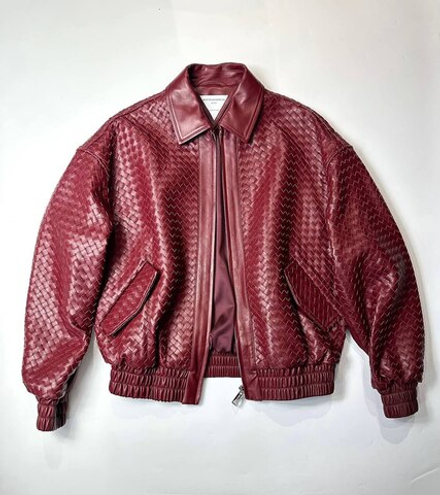 Кожаная куртка Bottega Veneta