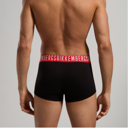 Мужские трусы хипсы (черный, темно-синий, белый) набор 3 в 1 Bikkembergs FASHION COTTON BKK1UTR09TR/3