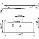 Раковина Keuco Plan 121 32980311203 белая