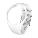 Сменный силиконовый ремешок для POLAR M200 белый, white strap
