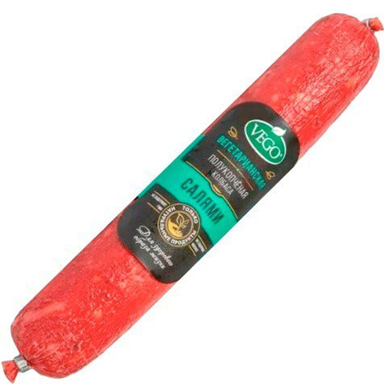 Колбаса п/к вегетарианская салями пряная Вего 400г