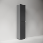 Шкаф-пенал напольный Sancos Folk Floor, 350х350х1880 мм, цвет Grey soft, арт. PFL35FGS