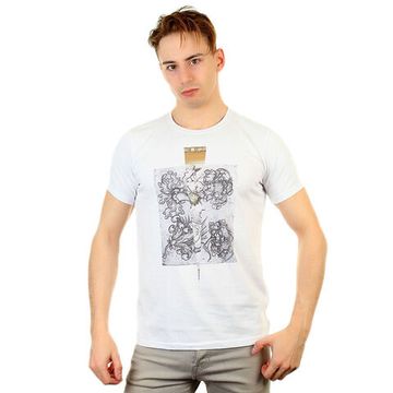 Мужская футболка белая Scandaloso 012-8