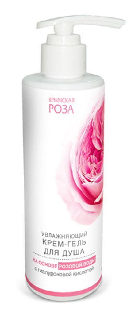 Увлажняющий крем-гель для душа "Роза"