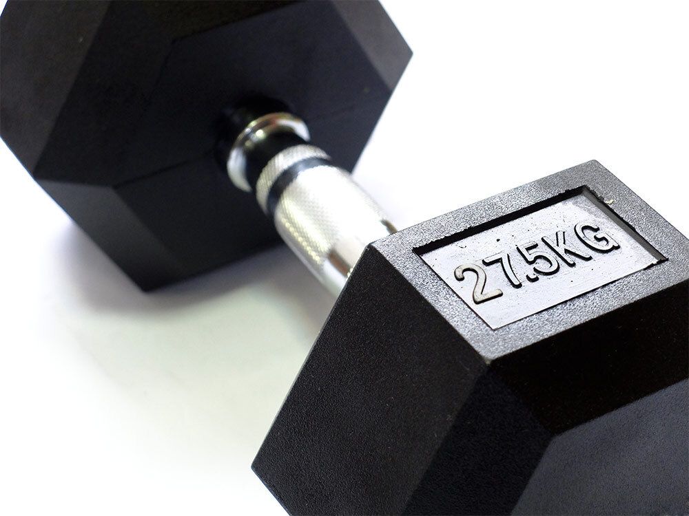 Гантель 27,5 кг гексагональная
