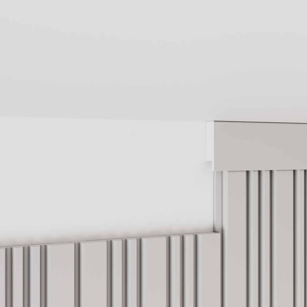 Cosca Decor. Молдинг финишный MF003, 50х17x2800мм, Экополимер