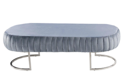 Банкетка Garda Decor серо-голубая N-BH2009 GR SL