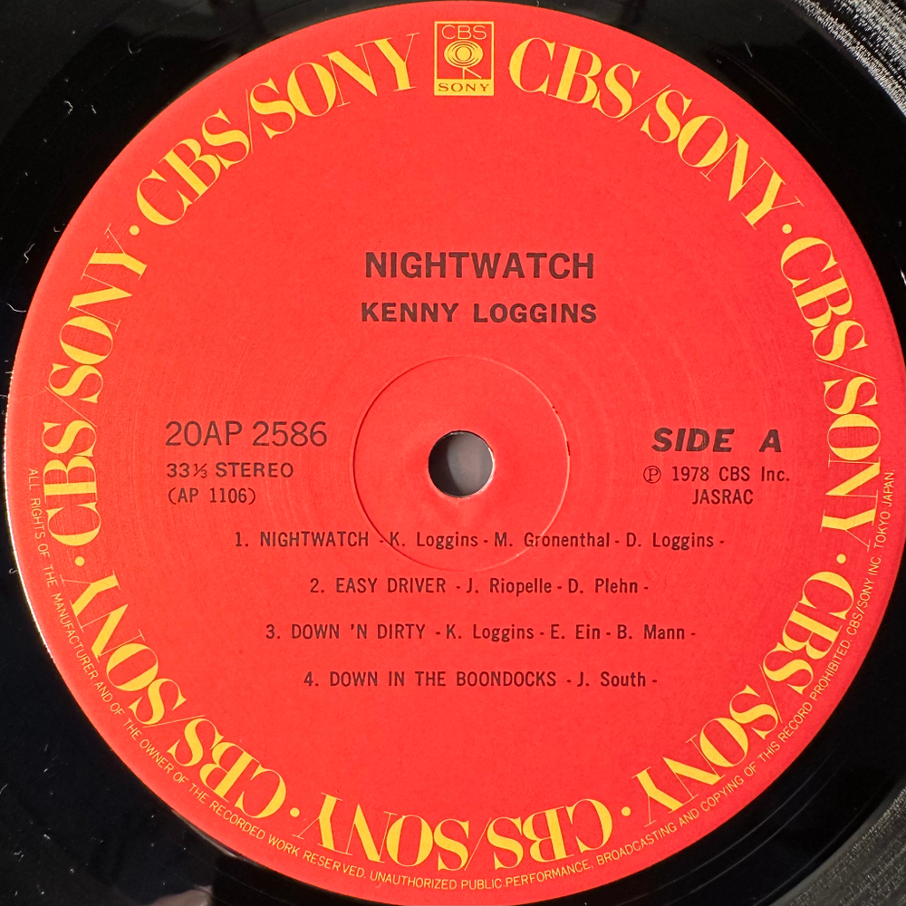 Kenny Loggins – Nightwatch (Япония 1983г.)