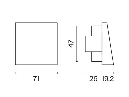 Вывод кабеля VOLTUM S70, (хлопок)