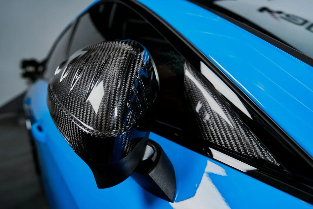 Карбоновые чехлы зеркал заднего вида для AUDI A4 S4 A5 S5 RS4 RS5 2017-2025+ B9 B9.5 Ауди обвес