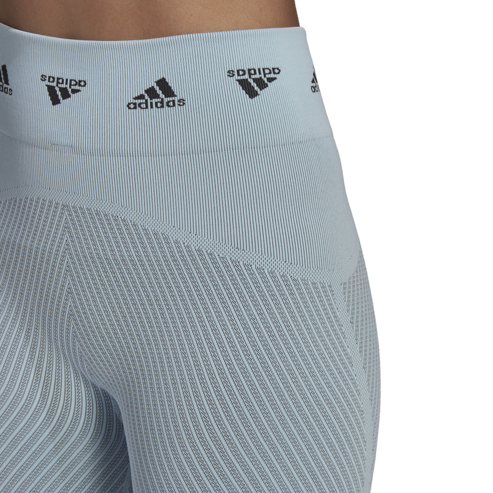 Женские теннисные брюки adidas Aeroknit Branded 7/8 Tight Women - Blue