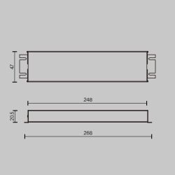 Блок питания TRIAC 100Вт 24В IP67 Maytoni   734002