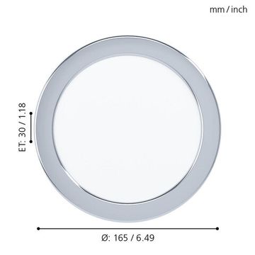 Светодиодный встраиваемый светильник 11W 3000K 99205 хром FUEVA 5 Eglo