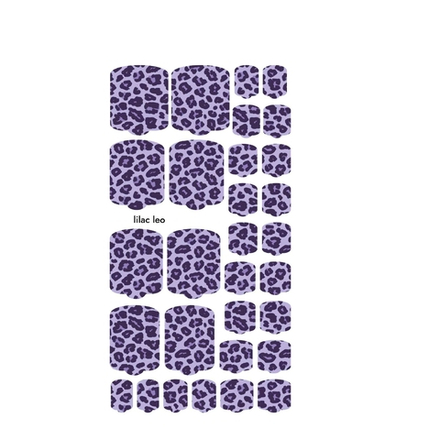 Пленка для педикюра Provocative lilac leo