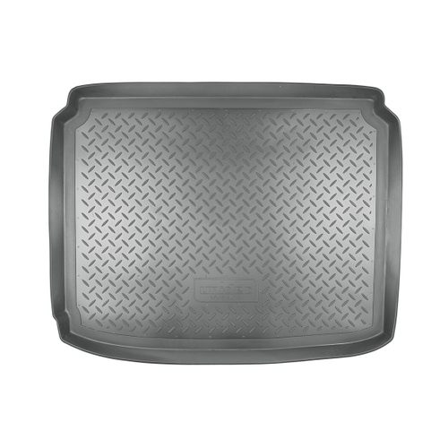 Коврик в багажник Norplast/Unidec для Peugeot 307 в кузове HB (2001-2008) Серый, полиуретан, арт.NPL-P-64-36-G