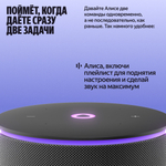 Умная колонка Яндекс Мини 3 Про черный