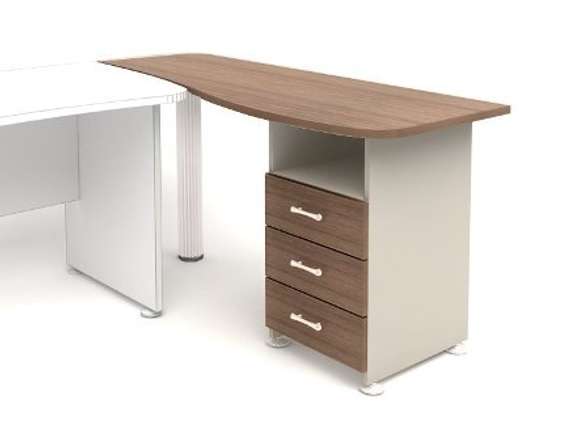 К26 Модерн (М16+М20+2131+М36) Тумба приставная правая 1600х600х740